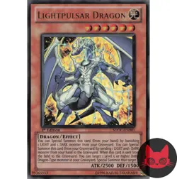 Yugioh Lightpulsar Dragon SDDC-EN001 Ultra Rare 1st Edition NM - Image 1