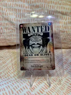 Gol D Roger OP09-118 SP Wanted Poster Manga OP13 One Piece Card English Carrying - Image 1