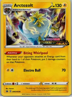 Arctozolt - (Prerelease) Promo SWSH: Sword & Shield Promo Cards SWSH036 NM - Image 1