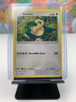 SHIPS SAME DAY Pokemon Card NM/M Snorlax 50/68 Basic Normal Type 2019 Rare CCG - Image 1