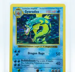 PSA 9 GYARADOS 6/102 Shadowless Edition Holo Rare Base Set 1999 - Pokemon Card - Image 2