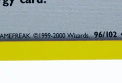 DOUBLE COLORLESS ENERGY 96/102 1999-2000 4th Print Base Set - Pokemon Card - Image 2