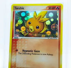 PSA 8 TORCHIC 69/106 Reverse Holo Rare Stamped Ex Emerald 2005 - Pokemon Card - Image 2