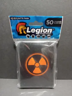 50 LEGION ABSOLUTE ICONIC RADIATION MATTE DECK PROTECTORS Standard Card Sleeves - Image 1