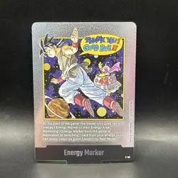 Bandai Dragon Ball Super Goku Energy Marker E-90 Regular English Card - Image 1
