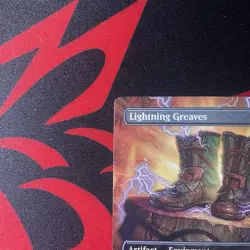 MTG Lightning Greaves Commander Lost Caverns of Ixalan 0114 Borderless - Image 3