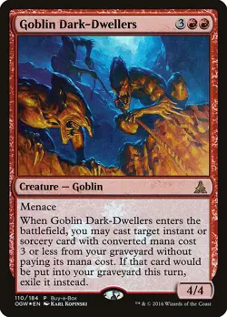 1x Goblin Dark-Dwellers (FOIL PROMO) - LP - See Pic for Set - SPARROW MAGIC - Image 1