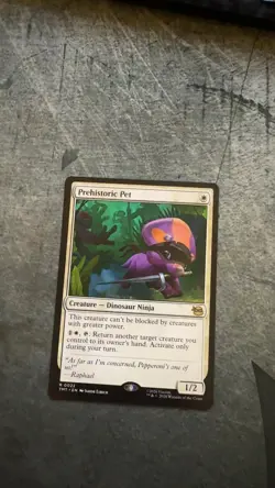 Prehistoric Pet Rare Teenage Mutant Ninja Turtles 22 NM - Image 1