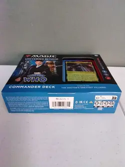 Magic the Gathering CGC: Doctor Who Commander Deck Masters of Evil Sealed Box 195166228815 - Image 5