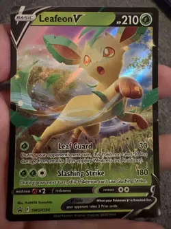 Pokemon V Card Lot - Leafeon, Flareon, Vaporeon, Glaceon, Promo, Holo, 4 Cards - Image 2