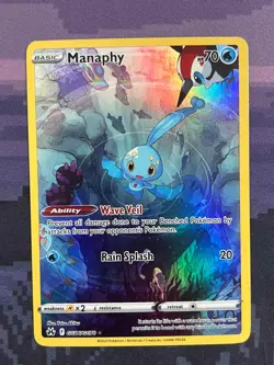 Manaphy GG06/GG70 Pokemon Crown Zenith Galarian Gallery Trainer Gallery Rare NM - Image 1