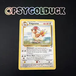 Pidgeotto 28/130 Base Set 2 Regular Rare Pokemon Card MP A7 - Image 1