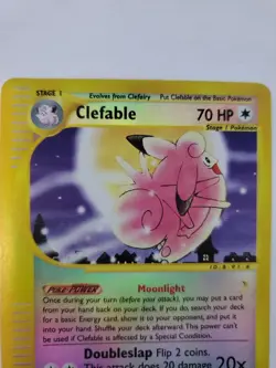 Clefable Expediton Holo Pokemon Card Base WOTC LP - NM - Image 3
