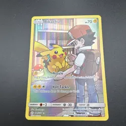 Pokemon Sun & Moon Pikachu Secret Rare Full Art | Cosmic Eclipse | RAW - Image 2