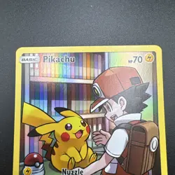 Pokemon Sun & Moon Pikachu Secret Rare Full Art | Cosmic Eclipse | RAW - Image 4