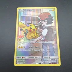 Pokemon Sun & Moon Pikachu Secret Rare Full Art | Cosmic Eclipse | RAW - Image 5