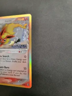 2005 Pokemon Flareon EX Delta Species #5/113 Holo Rare Reverse Stamped - Image 4