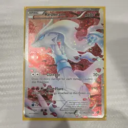 Pokemon Reshiram Full Art Ultra Rare Holo Legendary Treasures RC22/RC25 130 HP - Image 1