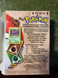 1999 Pokemon Bodyguard theme deck - Image 2