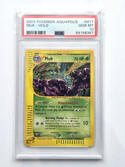 Pokemon Muk #H17 - Aquapolis Holo - PSA 10 - Gem Mint - Image 1