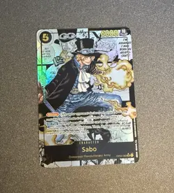 One Piece Sabo Manga Alt Art OP04-083 English Kingdoms of Intrigue NM - Mint - Image 2