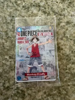 Monkey.D.Luffy (055) (College Basketball US Voyage) P-055 One Piece Promotion - Image 1