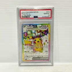 PSA 10 Pikachu EX 219/191 - Surging Sparks - Graded Pokemon Card - Image 1