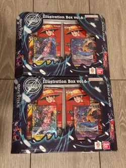 One Piece Card Game Illustration Box Vol 6 - English - Sealed New - Lot Of 2 - Image 1