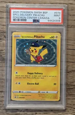 🔥 MINT Pokemon - Special Delivery Pikachu Pokemon Center Canada - PSA 9 Card 🔥 - Image 1