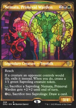 Nemata, Primeval Warden (Showcase) R Dominaria United 308 NM - Image 1