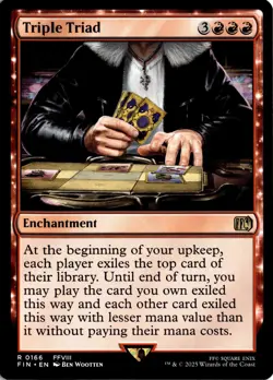 Triple Triad Final Fantasy Regular Magic MTG - Image 1