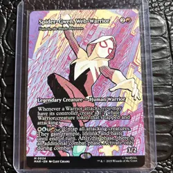 Spider-Gwen, Web-Warrior - Najeela, the Blade-Blossom (Borderless) NM - Image 1