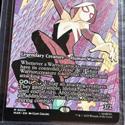 Spider-Gwen, Web-Warrior - Najeela, the Blade-Blossom (Borderless) NM - Image 2