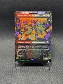 Raph & Leo, Sibling Rivals (Showcase) Teenage Mutant Ninja Turtles Foil - Image 1