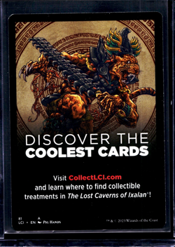 MTG Magic The Gathering Jurassic World Lost Caverns Ixalan #2 Treasure Token LP - Image 2