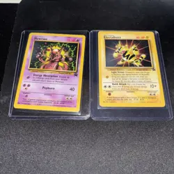 Kangaskhan Japanese Fossil Mewtwo Wotc Promo Regular Electabuzz Pokemon Stamped - Image 2