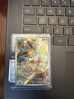 Pokemon Eevee TCG 173 Holo Promo Prismatic Evolutions Near Mint Condition - Image 2