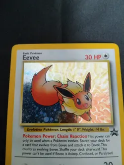 Pokemon TCG Eevee - Holofoil #11 WOTC 2000 Black Star Promo holo - Image 3
