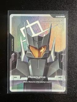 Graham’s Union Flag Custom C+ R-023 - Resource Card - Gundam TCG FOIL - Image 1