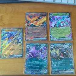 Pokemon Destined Rivals EX 5 Card Lot Pack Fresh Garchomp, Nidoking Moltres More - Image 1