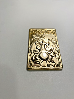 1999 Pokemon Burger King Charizard 23K Gold Plated Trading Card with Certificate - Image 2
