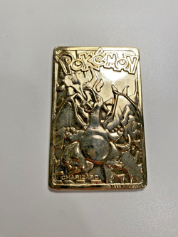 1999 Pokemon Burger King Charizard 23K Gold Plated Trading Card with Certificate - Image 4