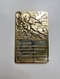 1999 Pokemon Burger King Charizard 23K Gold Plated Trading Card with Certificate - Image 5