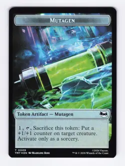 Ninja, Mutagen Double-Sided Token (Foil) MTG Teenage Mutant Ninja Turtles (TMT) - Image 2