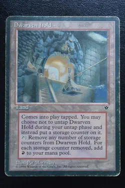 Magic The Gathering MTG DWARVEN HOLD Fallen Empires HP Heavily Played - Image 1