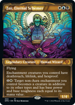 [1x] Zur, Eternal Schemer - Textured Foil Near Mint, English DMU Extras MTG Magi - Image 1