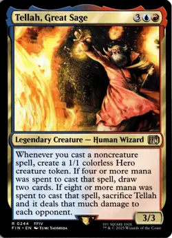 Tellah, Great Sage Final Fantasy Regular Magic MTG - Image 1