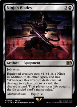 Ninja's Blades Final Fantasy Regular Magic MTG - Image 1