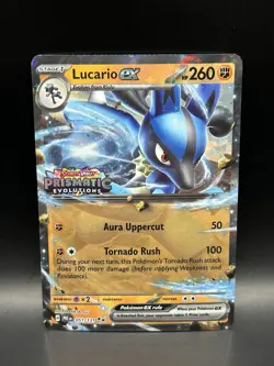 Stamped Lucario ex 051/131 - Pokemon Prismatic Evolutions Card - NM - Image 1