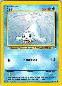 Seel 092/110 Legendary Collection Pokemon NM Normal - Image 1